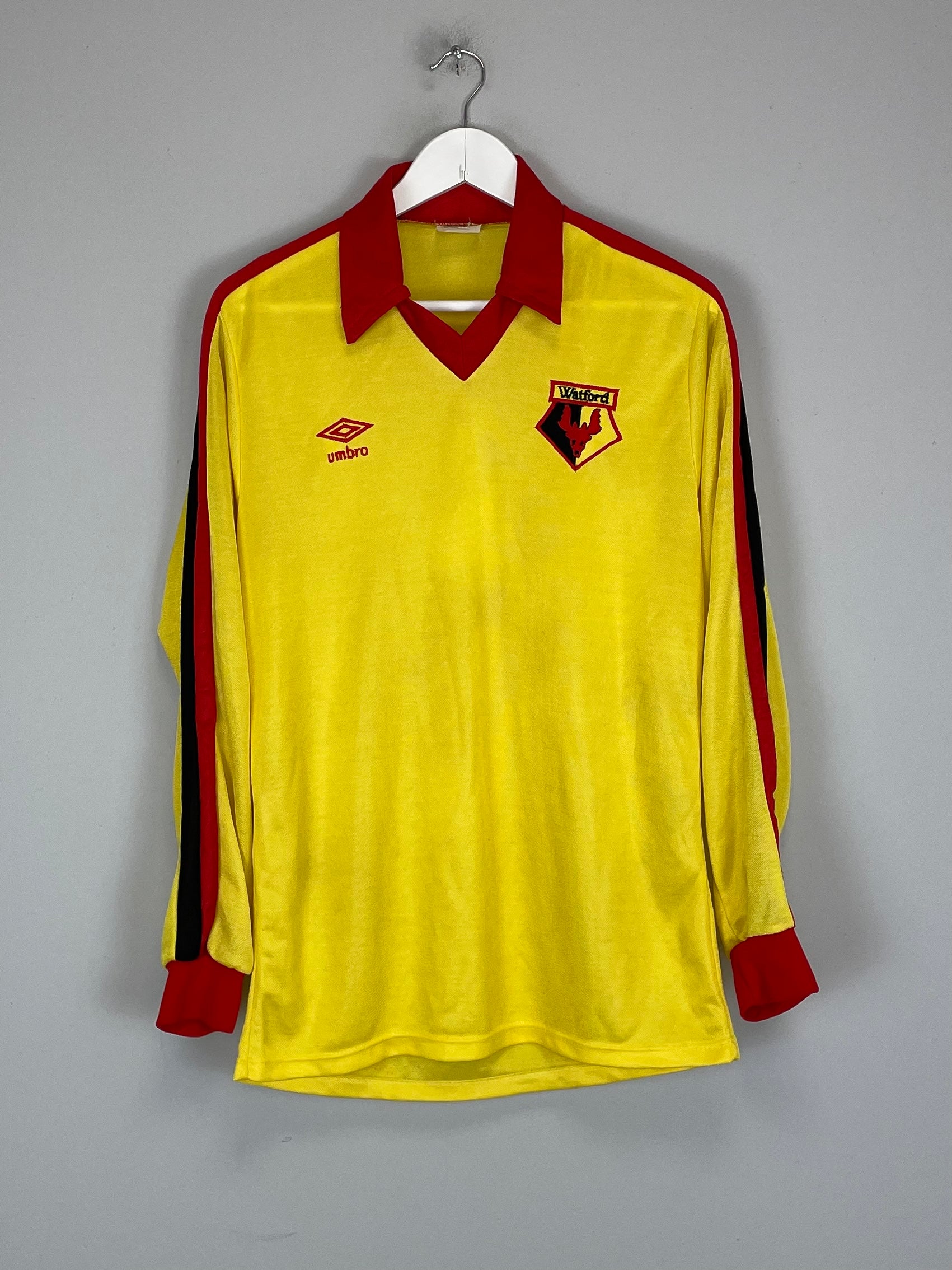 1978/92 WATFORD L/S HOME SHIRT (M) UMBRO