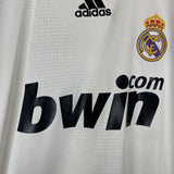 2008/09 REAL MADRID SAVIOLA #9 HOME SHIRT (L) ADIDAS