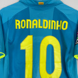 2007/09 BARCELONA RONALDINHO #10 AWAY SHIRT (S) NIKE