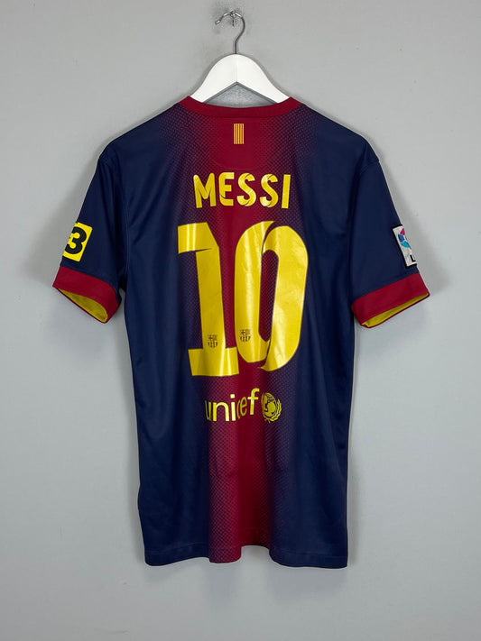 2012/13 BARCELONA MESSI #10 HOME SHIRT (M) NIKE