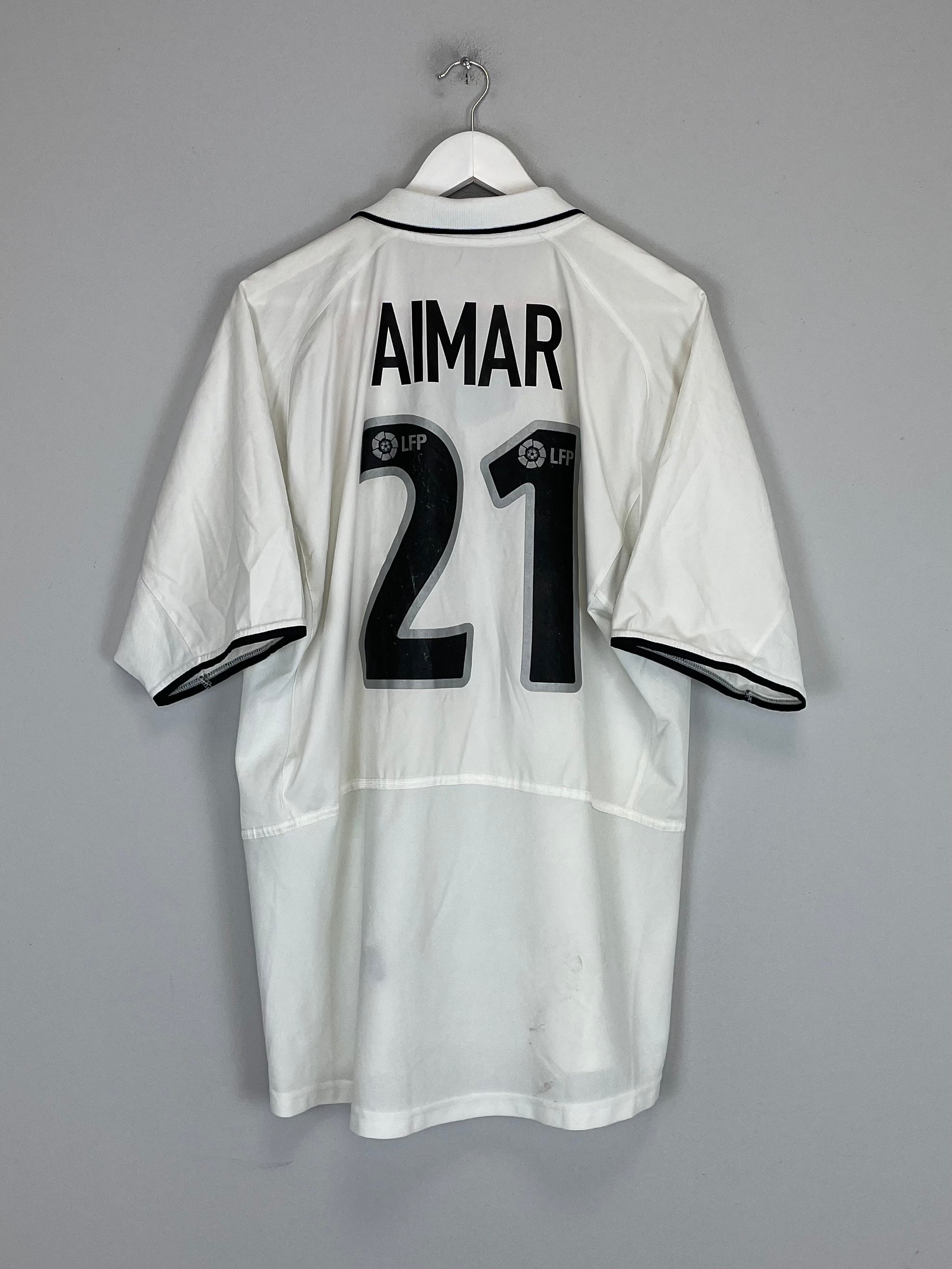 2002/03 VALENCIA AIMAR #10 HOME SHIRT (XL) NIKE