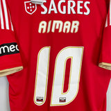 2011/12 BENFICA AIMAR #10 *BNWT* HOME SHIRT (XL) ADIDAS