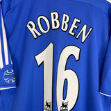 2006/08 CHELSEA ROBBEN #16 HOME SHIRT (XXL) ADIDAS