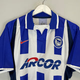 2002/04 HERTHA BERLIN MARCELINHO #10 HOME SHIRT (S) NIKE