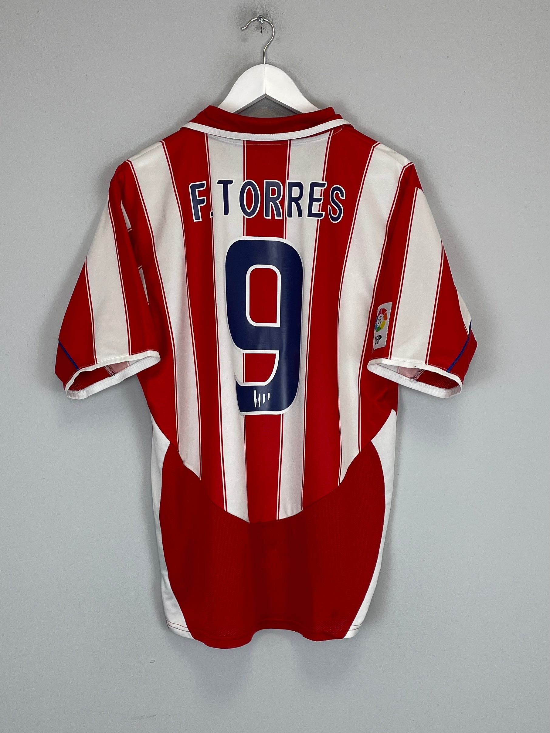 2003/04 ATLETICO MADRID F.TORRES #9 HOME SHIRT (M) NIKE