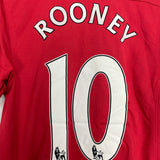 2011/12 MANCHESTER UNITED ROONEY #10 HOME SHIRT (M) NIKE