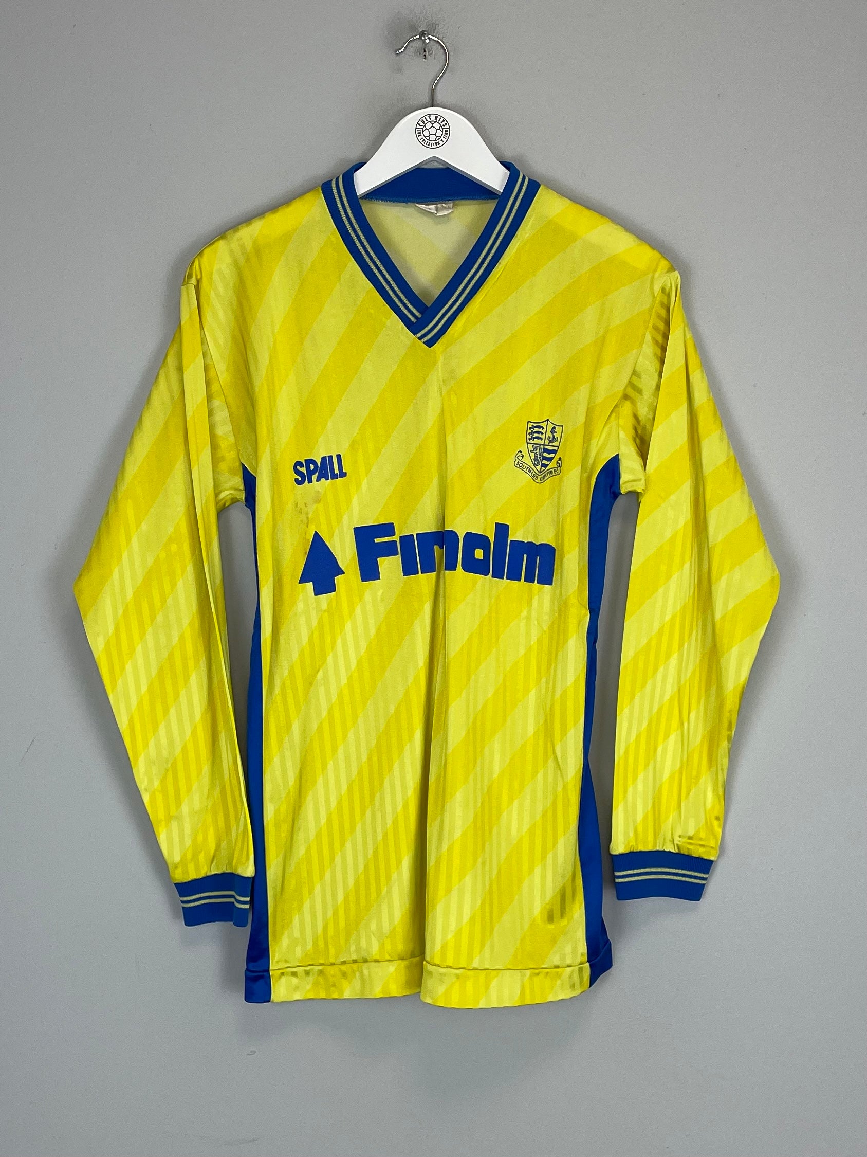 1989/90 SOUTHEND #12 L/S AWAY SHIRT (M) SPALL