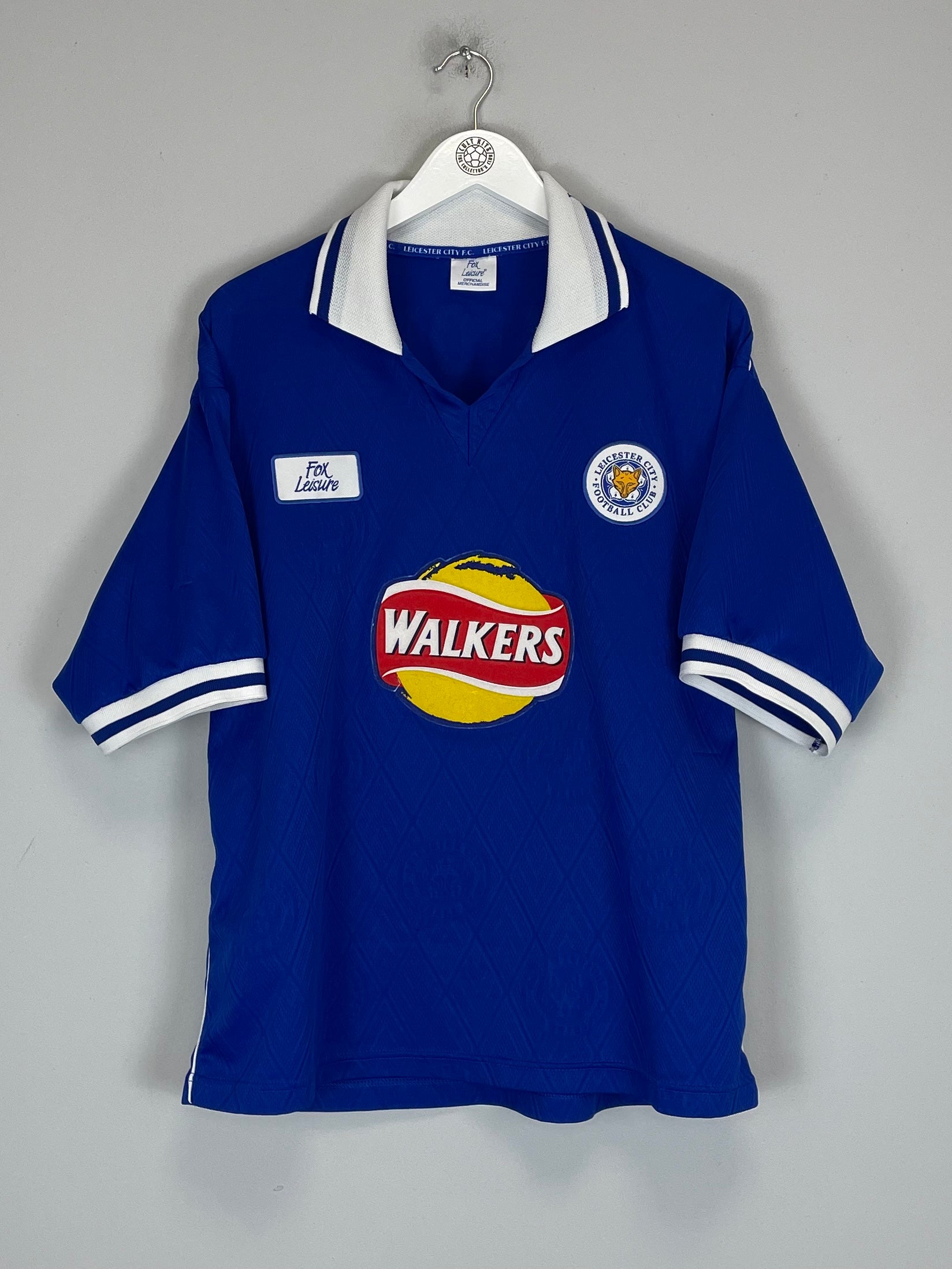 1998/00 LEICESTER CITY ELLIOT #18 HOME SHIRT (L) FOX LEISURE