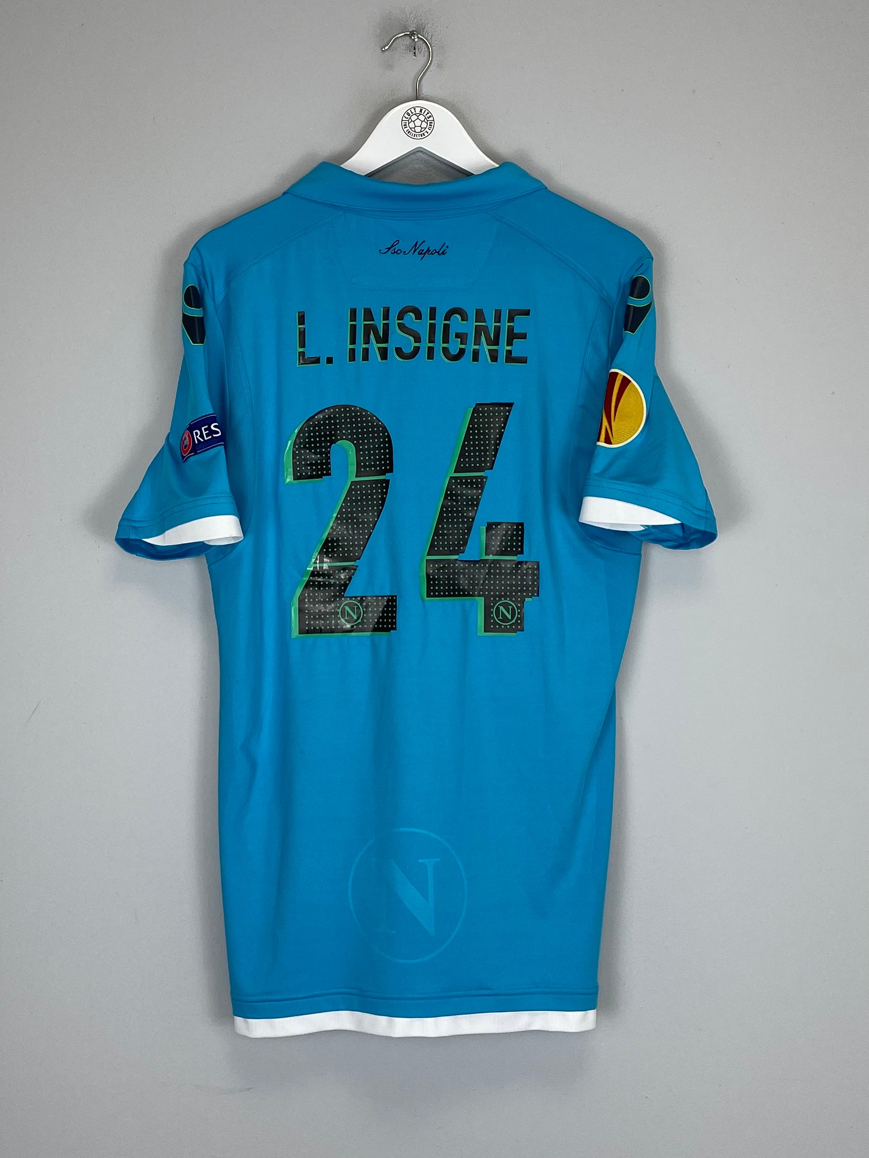 2014/15 NAPOLI L.INSIGNE #24 E/L HOME SHIRT (XXL) MACRON