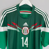 2014 MEXICO J.HERNANDEZ #14 HOME SHIRT (XL) ADIDAS