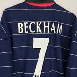 1999/00 MANCHESTER UNITED BECKHAM #7 AWAY SHIRT (XXL) UMBRO