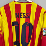 2013/14 BARCELONA MESSI #10 L/S AWAY SHIRT (L) NIKE