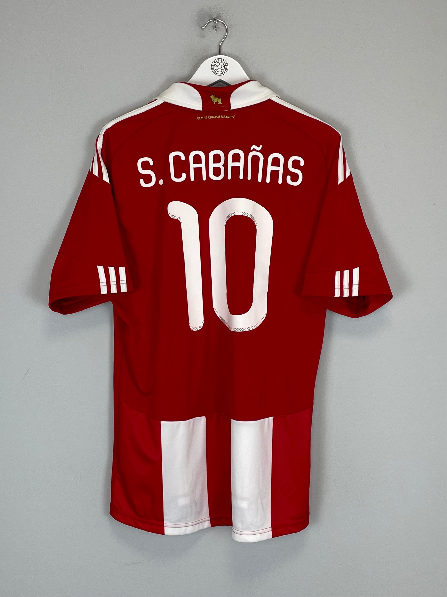 2010/12 PARAGUAY S.CABANAS #10 HOME SHIRT (L) ADIDAS