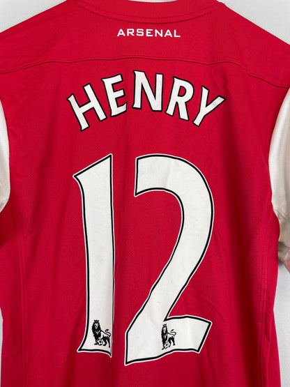 2011/12 ARSENAL HENRY #12 HOME SHIRT (M) NIKE