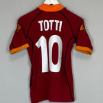 2001/02 ROMA TOTTI #10 HOME SHIRT (S) KAPPA