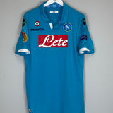 2014/15 NAPOLI L.INSIGNE #24 E/L HOME SHIRT (XXL) MACRON