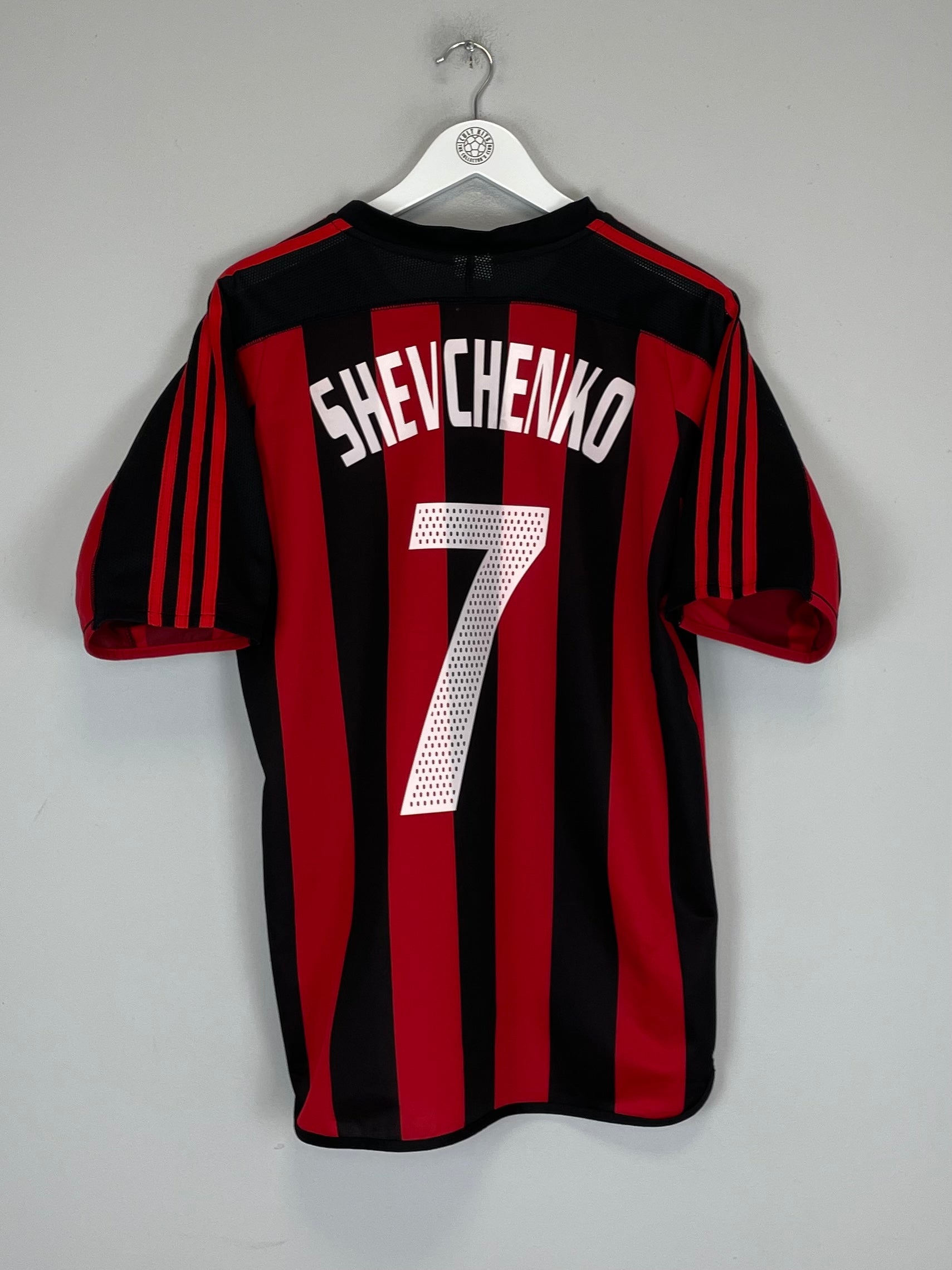 2003/04 AC MILAN SHEVCHENKO #7 HOME SHIRT (M) ADIDAS