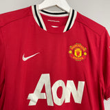 2011/12 MANCHESTER UNITED ROONEY #10 HOME SHIRT (M) NIKE