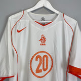 2004/06 NETHERLANDS SEEDORF #10 AWAY SHIRT (XL) NIKE