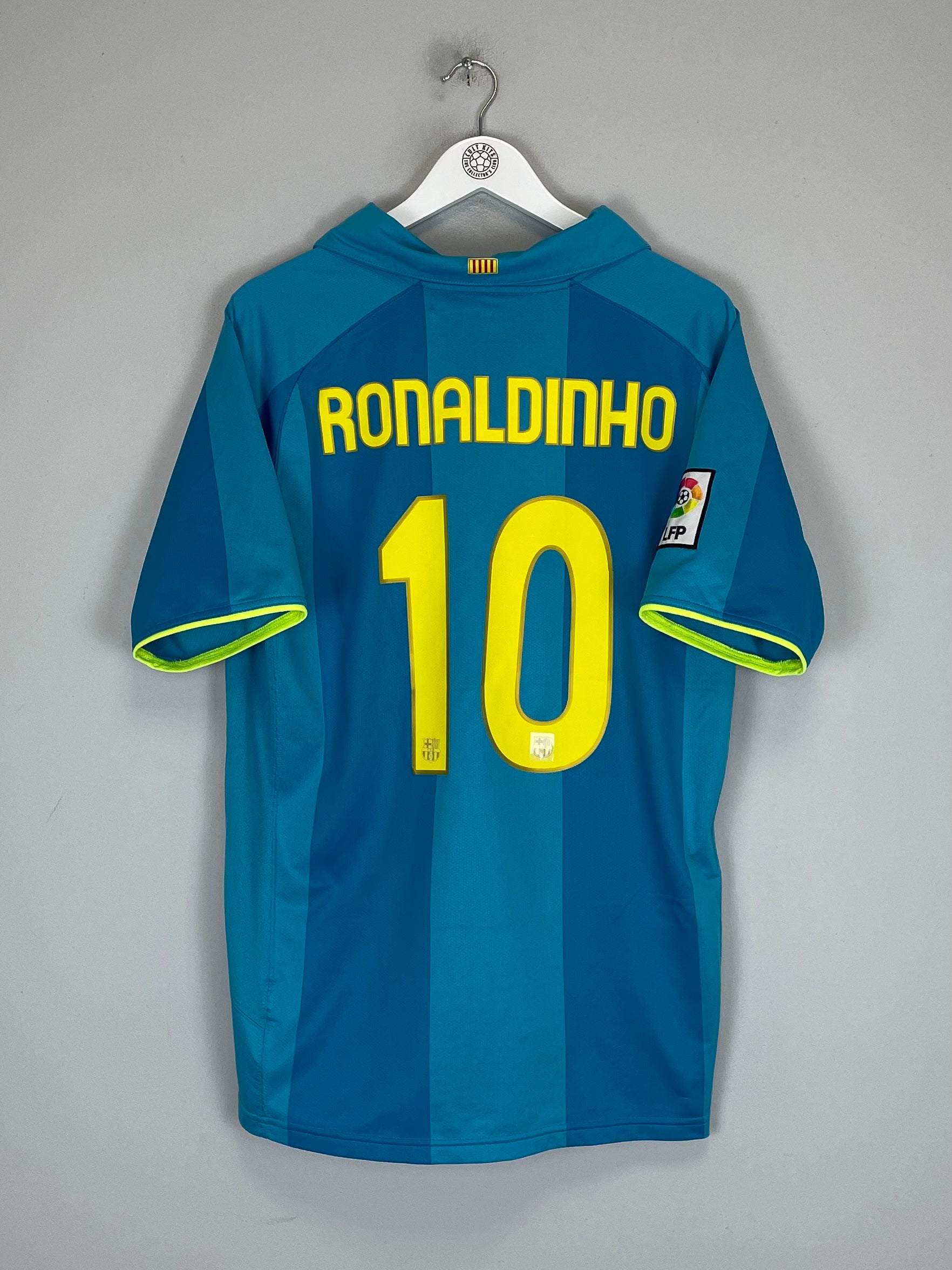 2007/09 BARCELONA RONALDINHO #10 AWAY SHIRT (L) NIKE