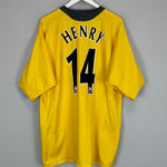 2005/06 ARSENAL HENRY #14 AWAY SHIRT (XXL) NIKE