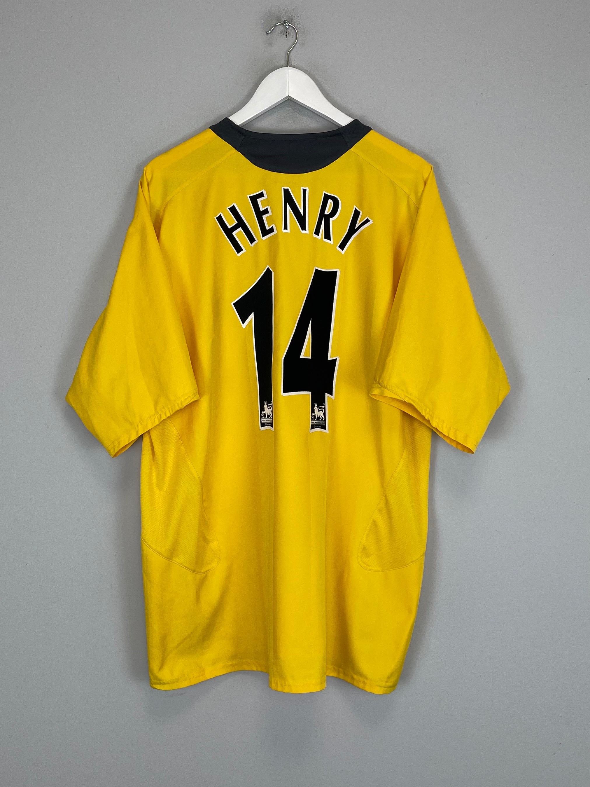 2005/06 ARSENAL HENRY #14 AWAY SHIRT (XXL) NIKE