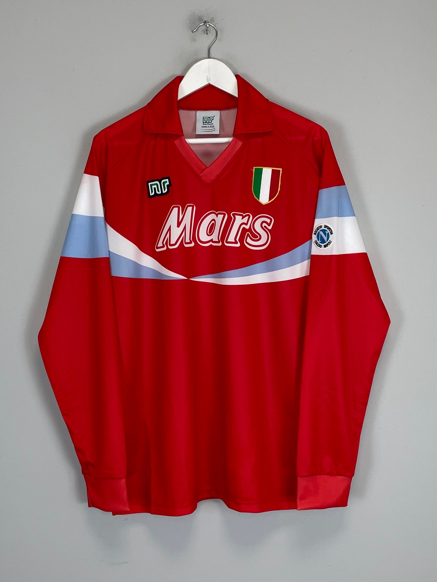 1990/91 NAPOLI L/S *RE-ISSUE* THIRD SHIRT (XL) NR