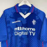 2002/03 RANGERS CANIGGIA #7 HOME SHIRT (L) DIADORA