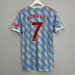 2021/22 MANCHESTER UNITED RONALDO #7 AWAY SHIRT (M) ADIDAS