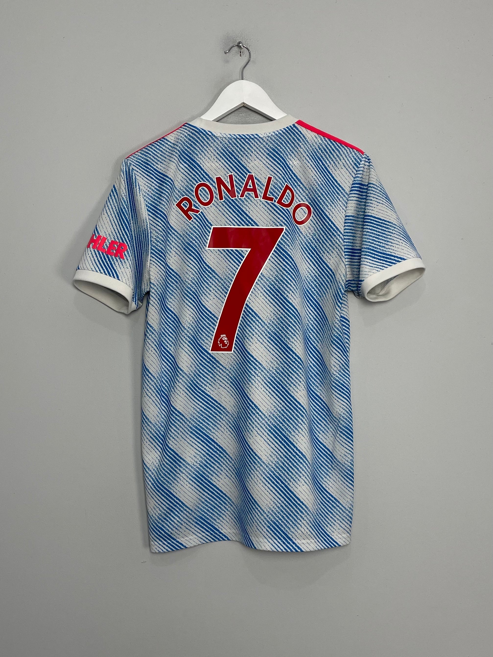 2021/22 MANCHESTER UNITED RONALDO #7 AWAY SHIRT (M) ADIDAS