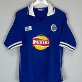 1998/00 LEICESTER CITY #16 HOME SHIRT (M) FOX LEISURE