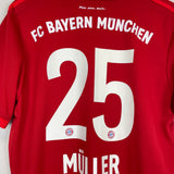 2019/20 BAYERN MUNICH MULLER #25 HOME SHIRT (L) ADIDAS