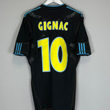 2010/11 MARSEILLE GIGNAC #10 *PLAYER ISSUE* AWAY SHIRT (XL) ADIDAS