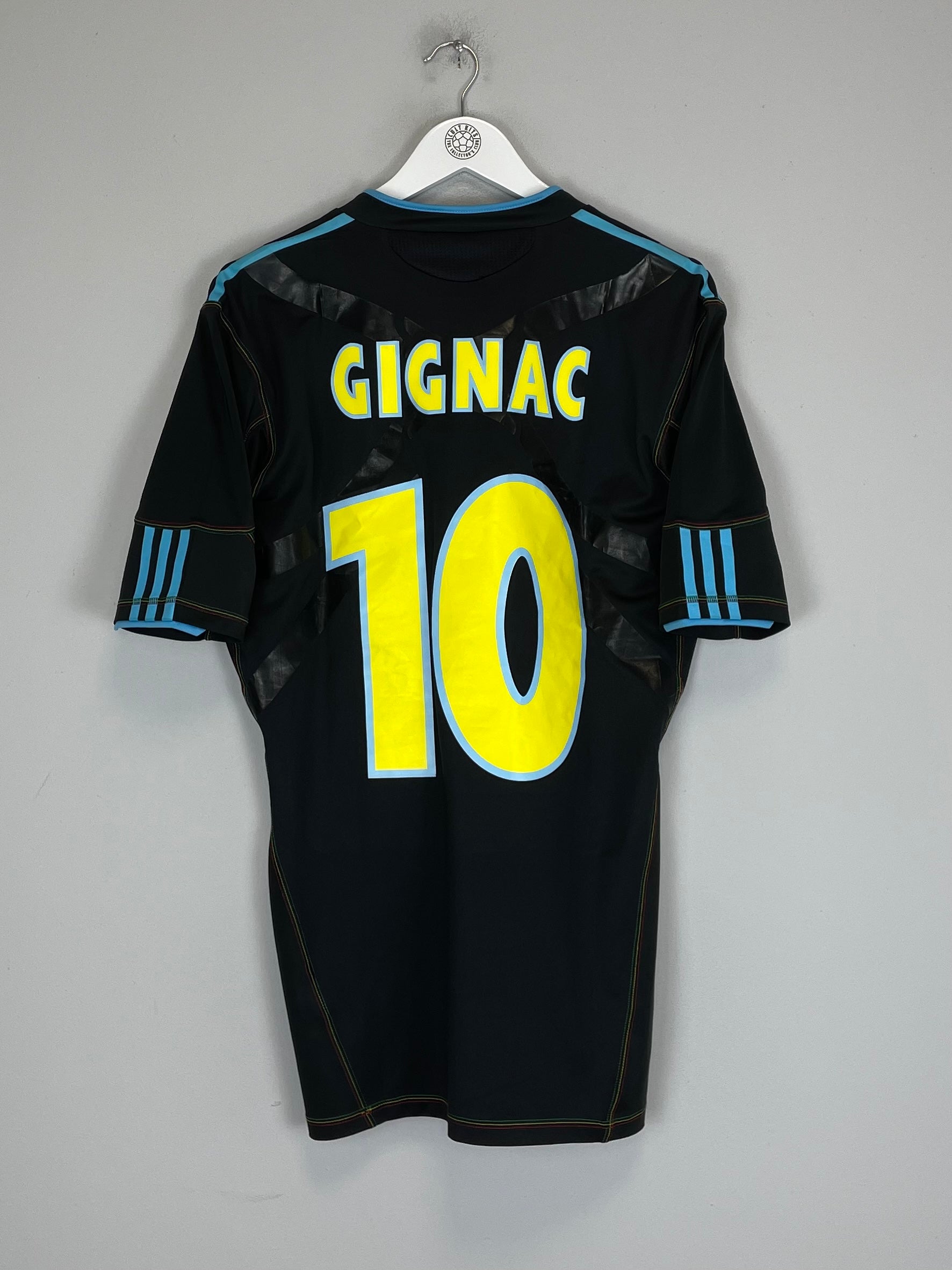 2010/11 MARSEILLE GIGNAC #10 *PLAYER ISSUE* AWAY SHIRT (XL) ADIDAS