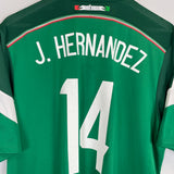 2014 MEXICO J.HERNANDEZ #14 HOME SHIRT (XL) ADIDAS