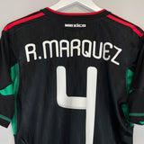 2010 MEXICO R.MARQUEZ #4 AWAY SHIRT (M) ADIDAS