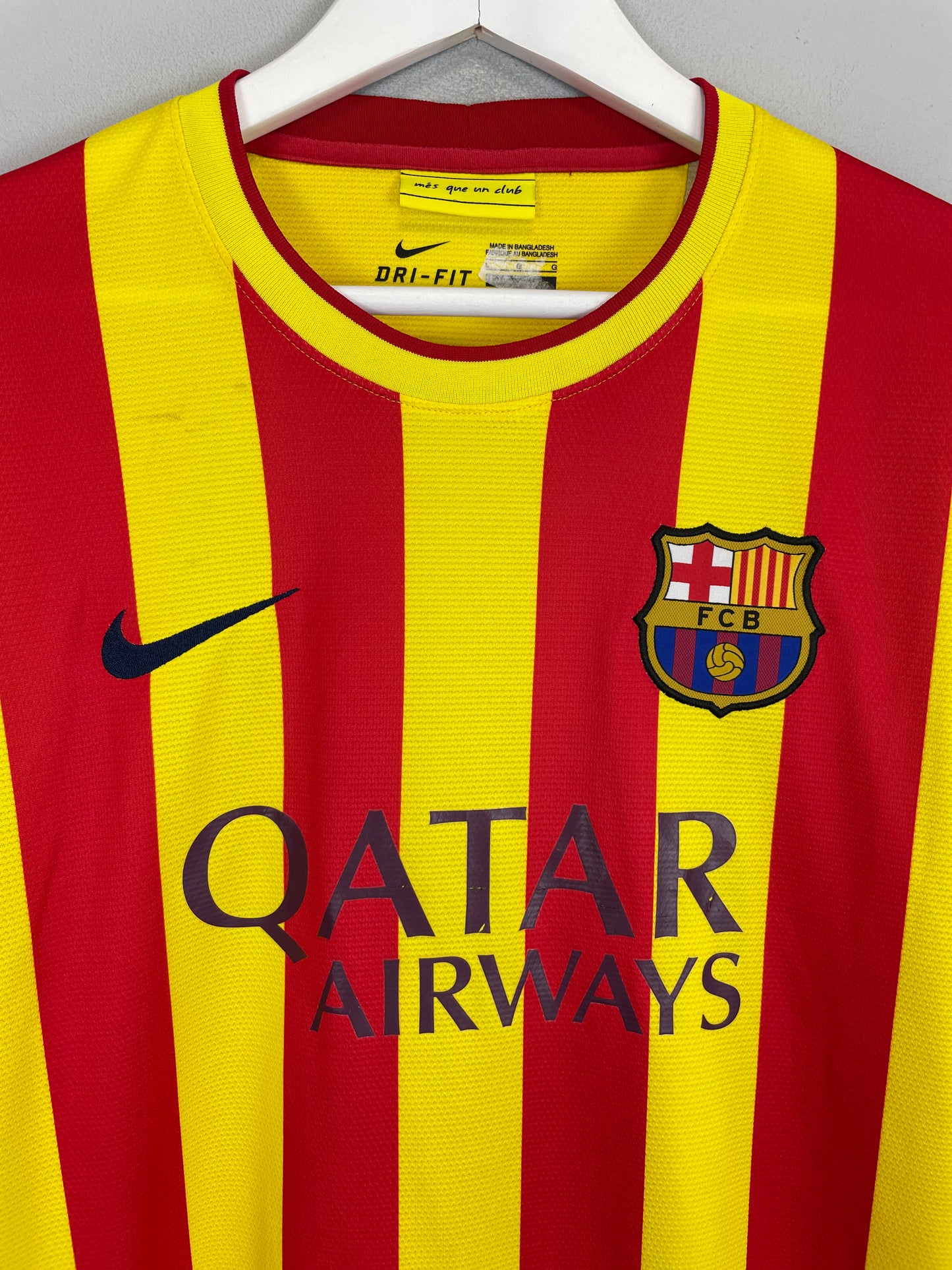 2013/14 BARCELONA MESSI #10 L/S AWAY SHIRT (L) NIKE