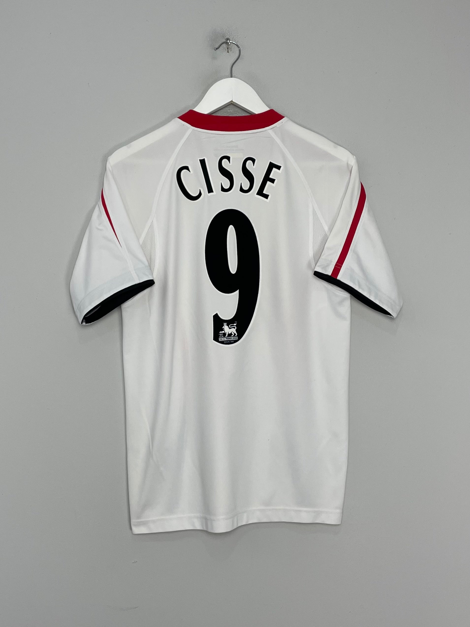 2005/06 LIVERPOOL CISSE #9 AWAY SHIRT (S) REEBOK