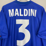 1998/99 ITALY MALDINI #3 HOME SHIRT (XXL) KAPPA