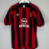 2003/04 AC MILAN SHEVCHENKO #7 HOME SHIRT (M) ADIDAS