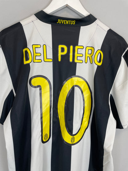 2008/09 JUVENTUS DEL PIERO #10 HOME SHIRT (L) NIKE