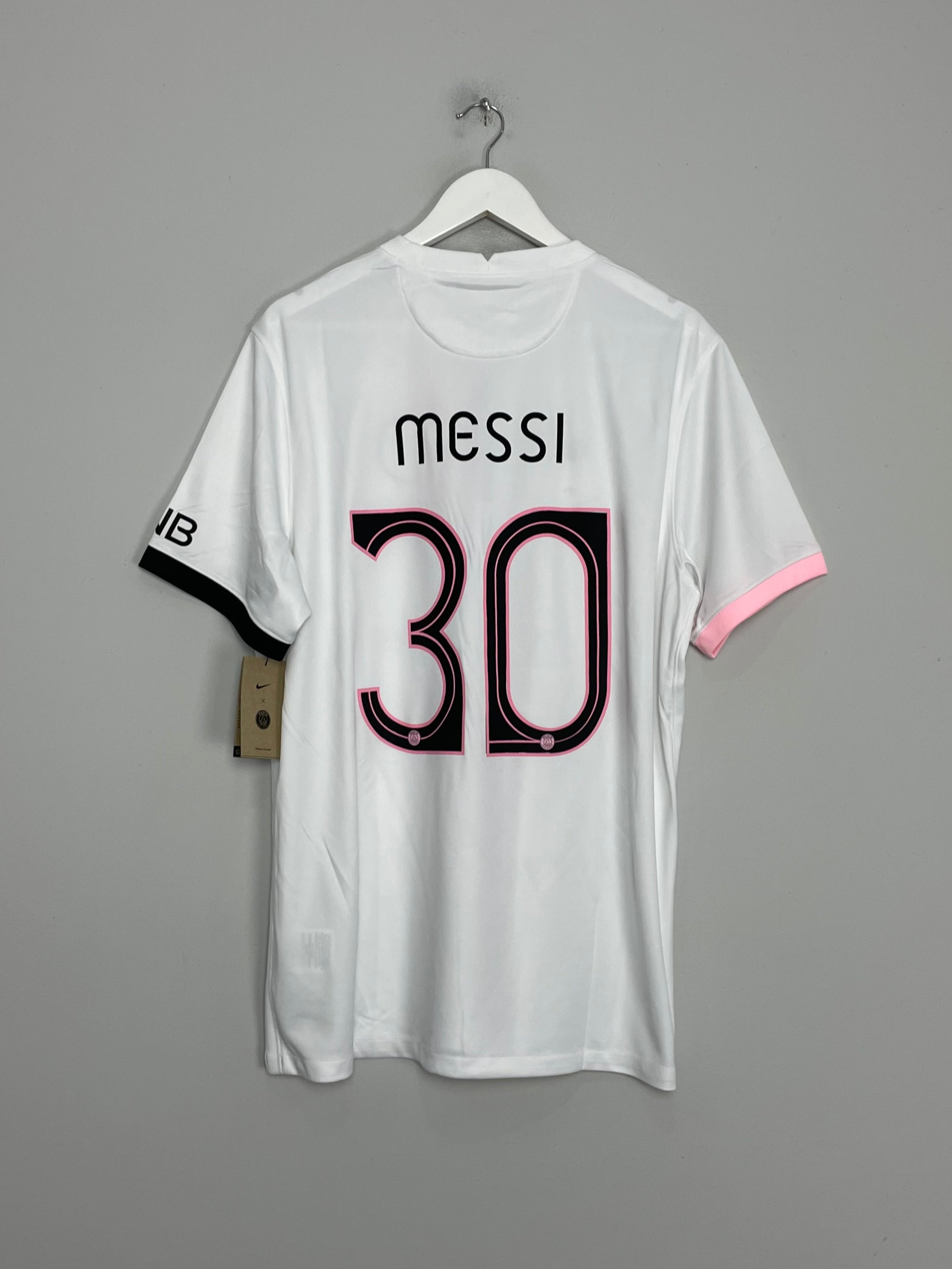 2021/22 PSG MESSI #30 *BNWT* AWAY SHIRT (XL) NIKE