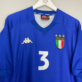 1998/99 ITALY MALDINI #3 HOME SHIRT (XXL) KAPPA