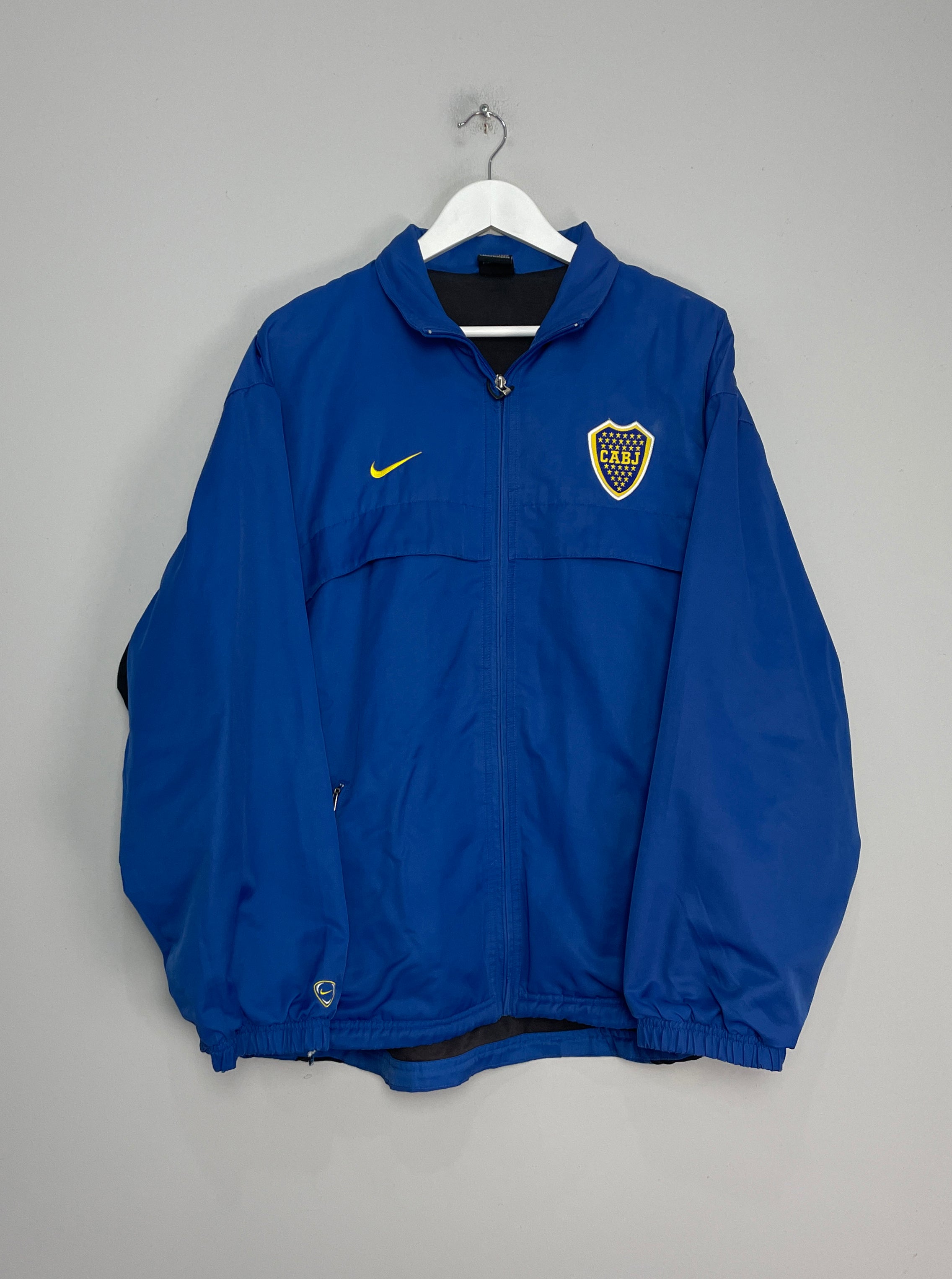 2000/01 BOCA JUNIORS TRACK JACKET (XL) NIKE