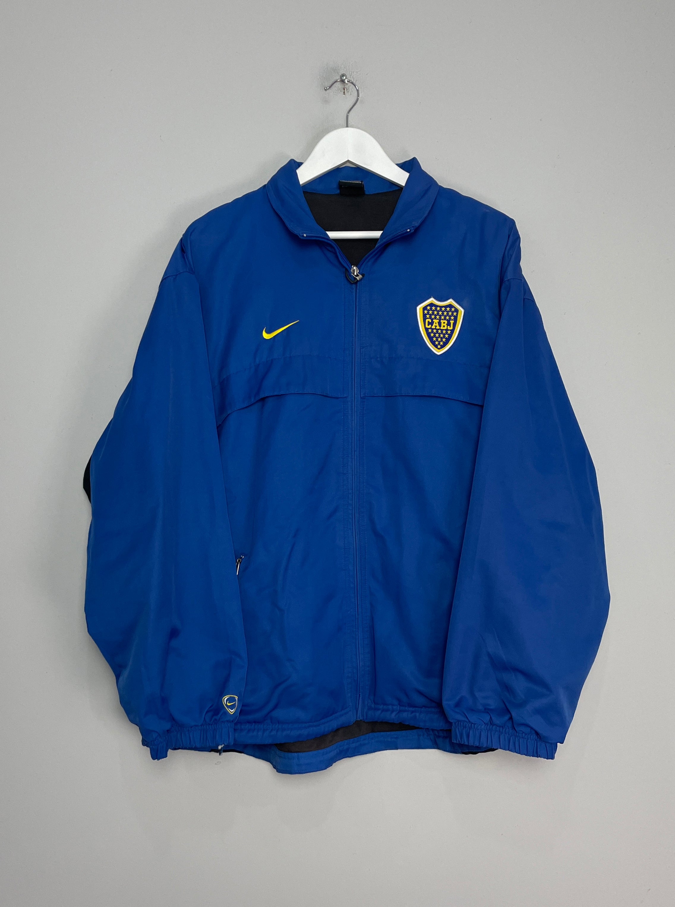 2000/01 BOCA JUNIORS TRACK JACKET (XL) NIKE