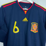 2010/11 SPAIN INIESTA #6 AWAY SHIRT (M) ADIDAS