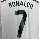 2014/15 REAL MADRID RONALDO #7 C/L HOME SHIRT (S) ADIDAS