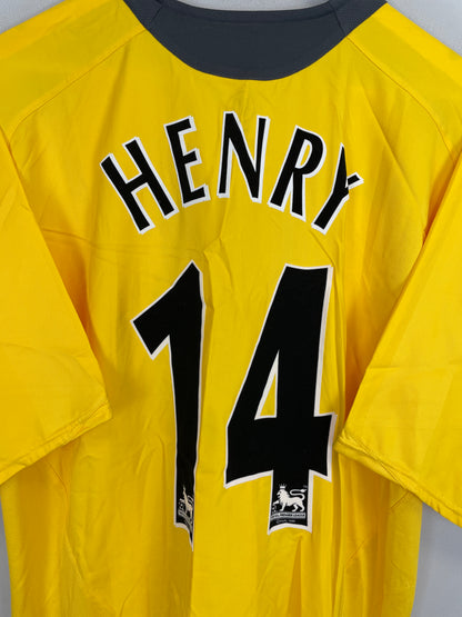 2005/06 ARSENAL HENRY #14 AWAY SHIRT (XL) NIKE