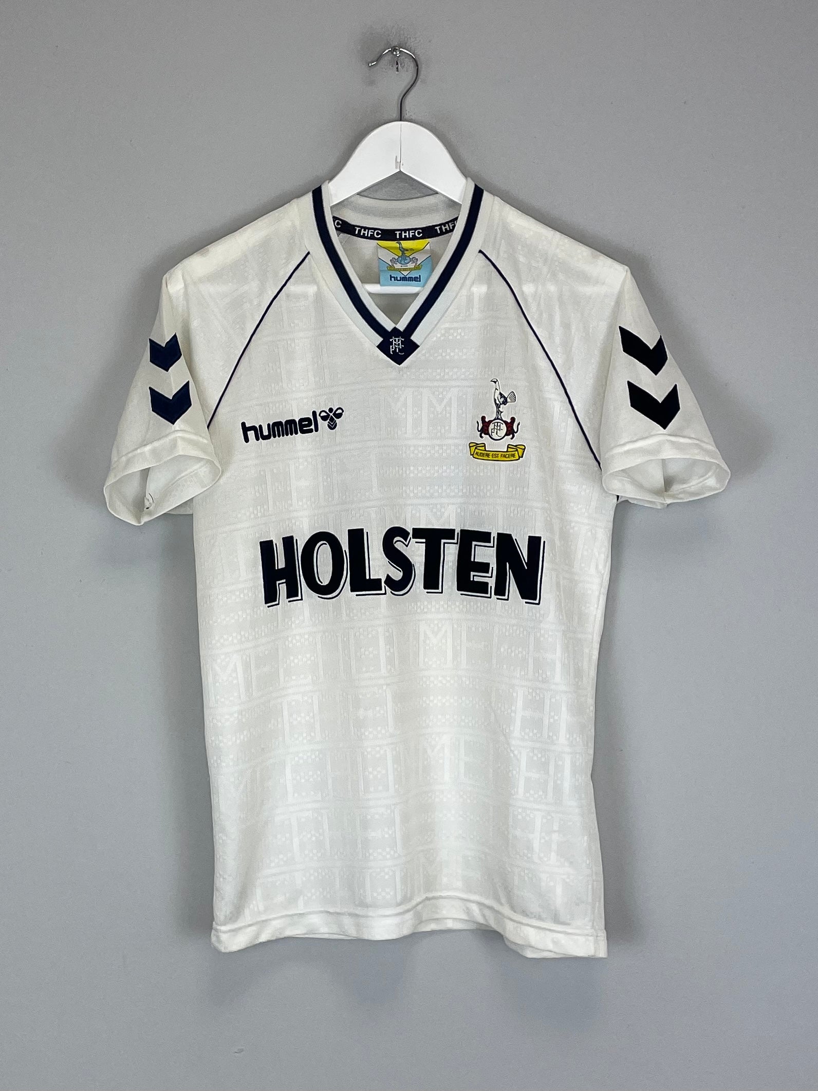 1989/91 TOTTENHAM HOME SHIRT (S) HUMMEL