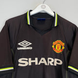 1998/99 MANCHESTER UNITED KEANE #16 AWAY SHIRT (L) UMBRO